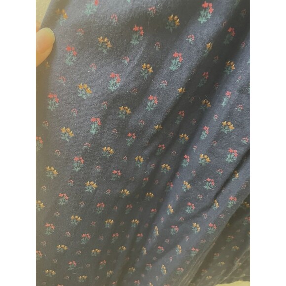 VTG Lands End Pleated Midi Skirt Cottagecore - Picture 2 of 8